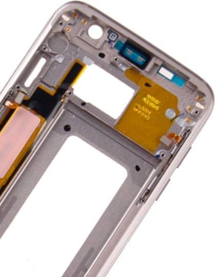Mid-frame Housing Samsung Galaxy S7 Small Parts Gold