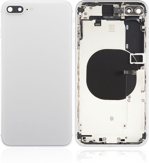 Back Housing Small Components Pre-installed Iphone 8 Plus No Logo Aftermarket Plus Silver