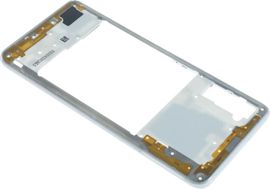 Mid-frame Housing Compatible Samsung Galaxy A41 A415 Service Pack White