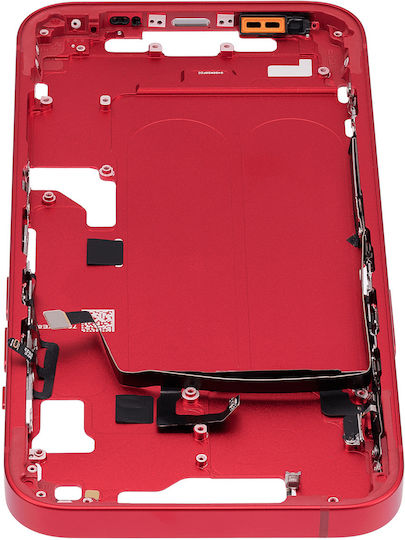 Mid-frame Housing W Small Parts Iphone 14 Us Version Aftermarket Plus Red