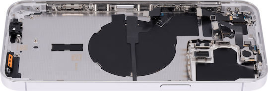 Back Housing W Small Parts Iphone 14 Pro Max Eu Global Version Aftermarket Plus Silver