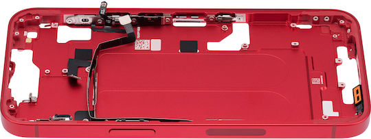Mid-frame Housing W Small Parts Iphone 14 Us Version Aftermarket Plus Red