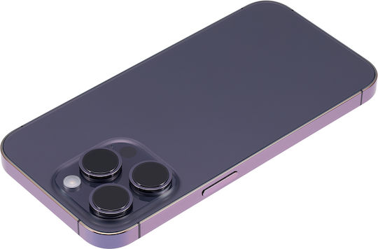Back Housing W Small Parts Iphone 14 Pro Eu Global Version Aftermarket Plus Deep Purple