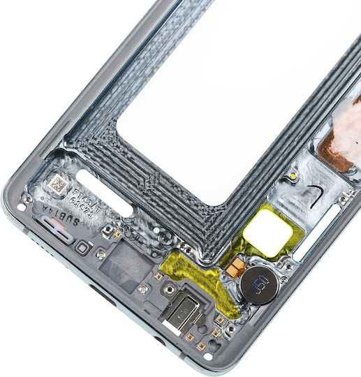 Mid-frame Housing Samsung Galaxy S10 Plus Small Parts Ceramic White