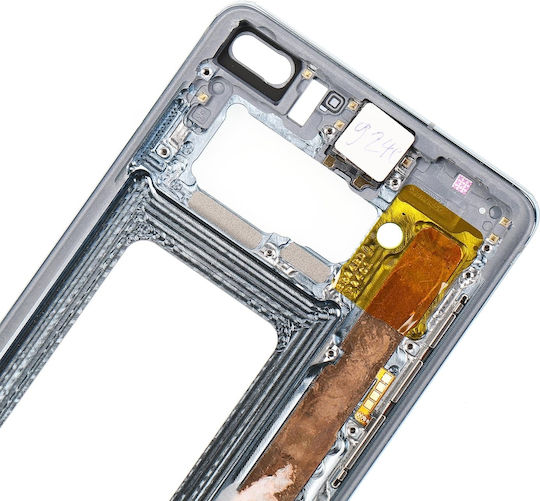 Mid-frame Housing Samsung Galaxy S10 Plus Small Parts Ceramic White