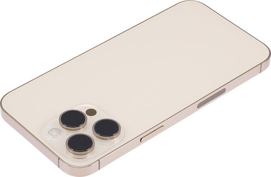 Back Housing W Small Parts Iphone 14 Pro Max Us Version Aftermarket Plus Gold