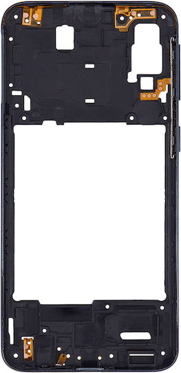 Mid-frame Housing Samsung Galaxy A40 A405 2019 Aftermarket Plus Black