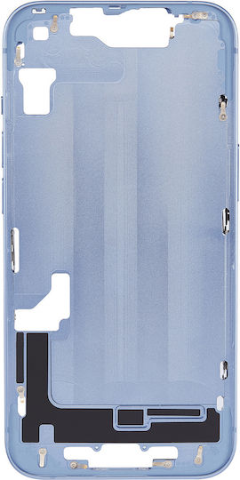 Mid-frame Housing W Small Parts Iphone 14 Us Version Aftermarket Plus Blue