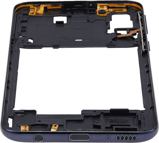 Mid-frame Housing Samsung Galaxy A40 A405 2019 Aftermarket Plus Black