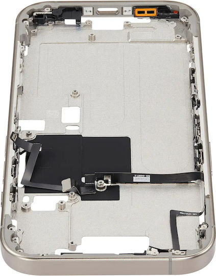 Mid-frame Housing Power Volume Button Iphone 16 Pro Eu Global Version Aftermarket Plus Natural Titanium