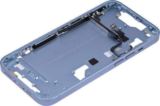 Mid-frame Housing W Small Parts Iphone 14 Us Version Aftermarket Plus Blue