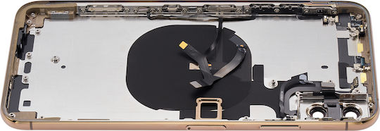 Back Housing Small Components Pre-installed Iphone Xs Max No Logo Aftermarket Plus Gold