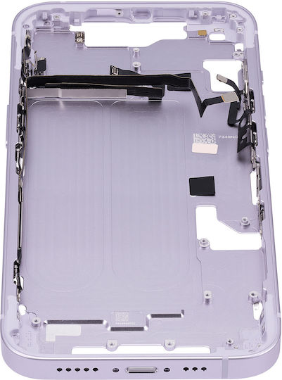 Mid-frame Housing W Small Parts Iphone 14 Us Version Aftermarket Plus Purple