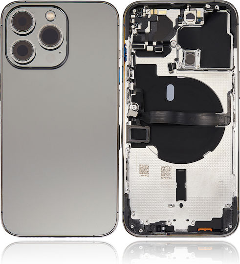 Back Housing W Small Parts Iphone 13 Pro Eu Global Version Aftermarket Plus Graphite