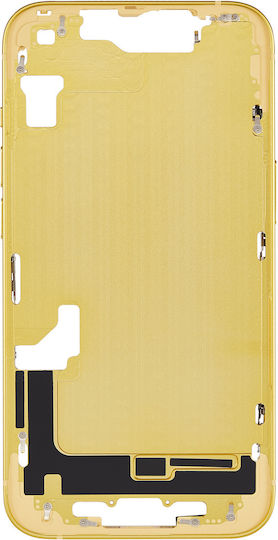 Mid-frame Housing W Small Parts Iphone 14 Eu Global Version Aftermarket Plus Yellow