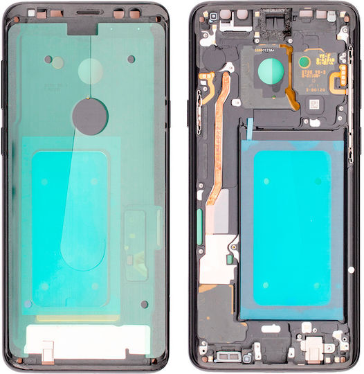 Mid-frame Housing Samsung Galaxy S9 Plus Smallparts Midnight Black Frame