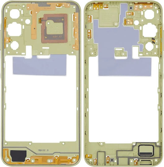 Mid-frame Housing Samsung Galaxy A25 5g A256 2023 Personality Yellow