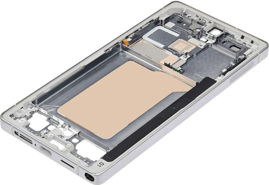 Mid-frame Housing Samsung Galaxy S25 Ultra Us & International Version Titanium White Silver