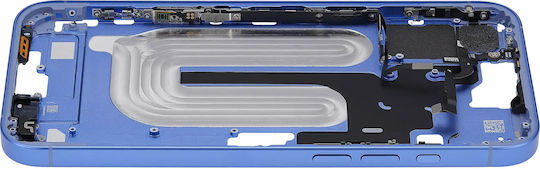 Mid-frame Housing Power Volume Button Iphone 16 Plus Us Version Aftermarket Plus Ultramarine
