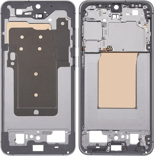 Mid-frame Housing Compatible Samsung Galaxy S25 Fe 5g Us & International Version Jetblack Navy