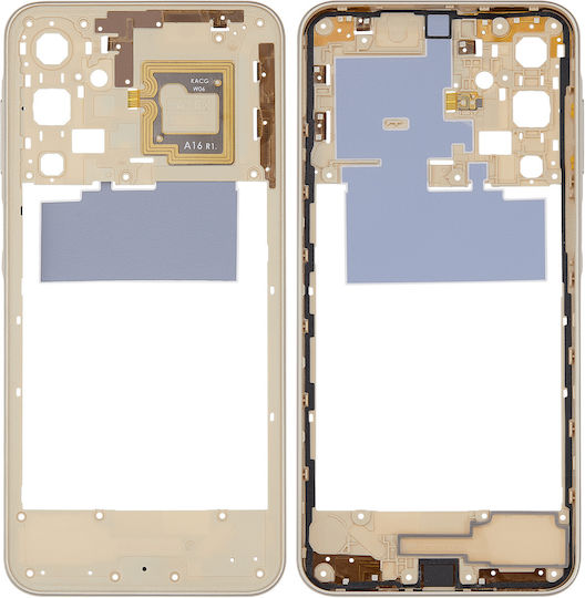 Mid-frame Housing Samsung Galaxy A16 5g A166u 2024 Us Version Gold