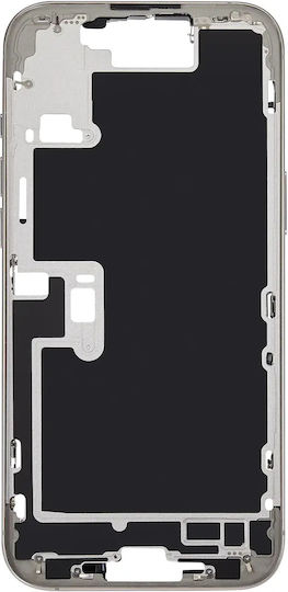 Mid-frame Housing Power Volume Button Iphone 16 Pro Max Eu Global Version Aftermarket Plus Natural Titanium