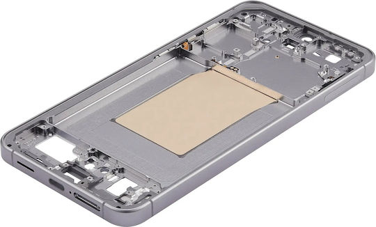 Mid-frame Housing Compatible Samsung Galaxy S25 Fe 5g Us & International Version Jetblack Navy