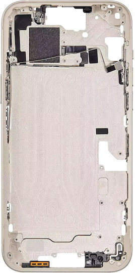 Mid-frame Housing W Small Parts Iphone 15 Plus Eu Global Version Aftermarket Plus Yellow