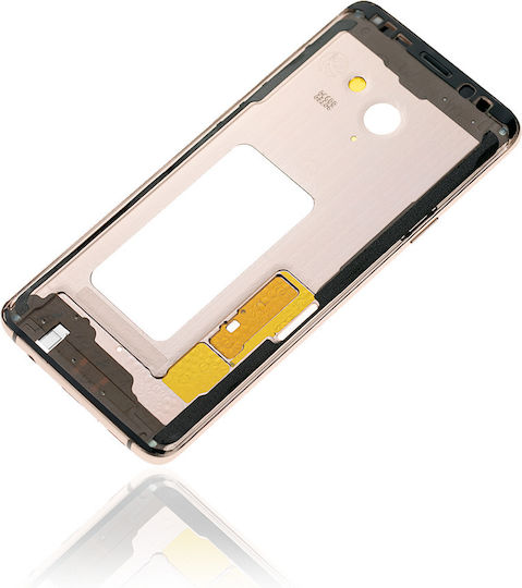 Mid-frame Housing Samsung Galaxy S9 Plus Small Parts Sunrise Gold Frame
