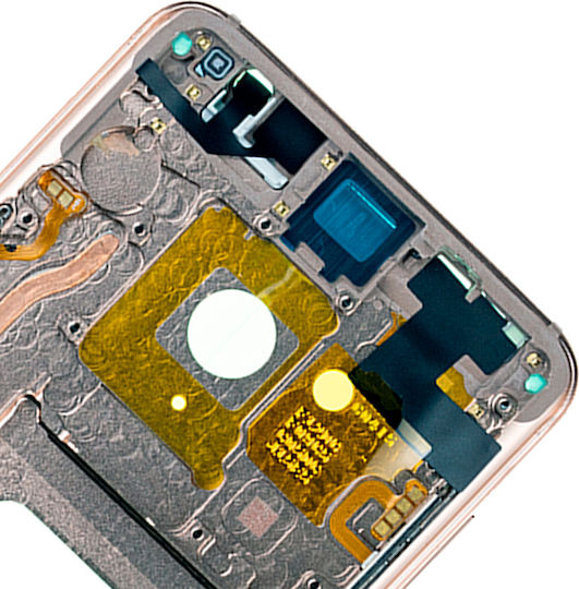 Mid-frame Housing Samsung Galaxy S9 Plus Small Parts Sunrise Gold Frame