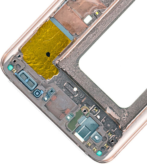 Mid-frame Housing Samsung Galaxy S9 Plus Small Parts Sunrise Gold Frame