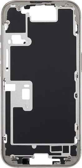 Mid-frame Housing Power Volume Button Iphone 16 Pro Us Version Aftermarket Plus Natural Titanium