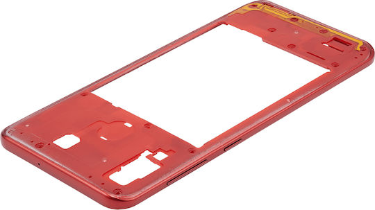 Mid-frame Housing Samsung Galaxy A30 A305 2019 Aftermarket Plus Red