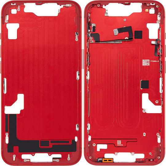 Mid-frame Housing W Small Parts Iphone 14 Eu Global Version Aftermarket Plus Red