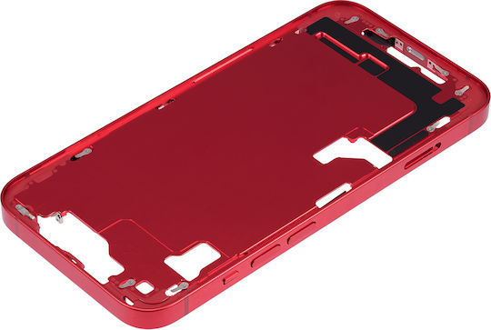 Mid-frame Housing W Small Parts Iphone 14 Eu Global Version Aftermarket Plus Red