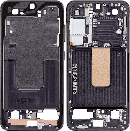 Mid-frame Housing Samsung Galaxy S23 5g Us & International Version Phantom Black