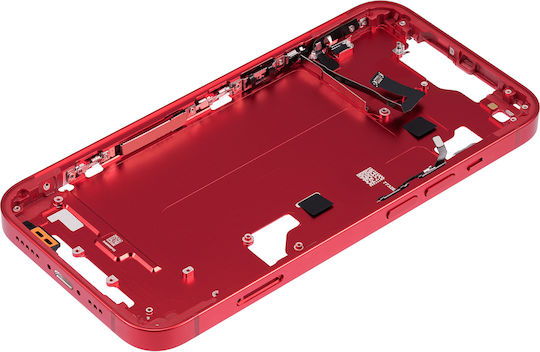 Mid-frame Housing W Small Parts Iphone 14 Eu Global Version Aftermarket Plus Red