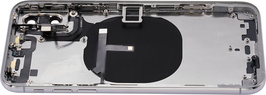 Back Housing Small Components Pre-installed Iphone Xs No Logo Aftermarket Plus Silver