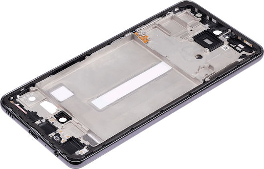Mid-frame Housing Samsung Galaxy A52 4g A525 2021 A52 5g A526 2021 A52s 5g A528 2021 Awesome Black