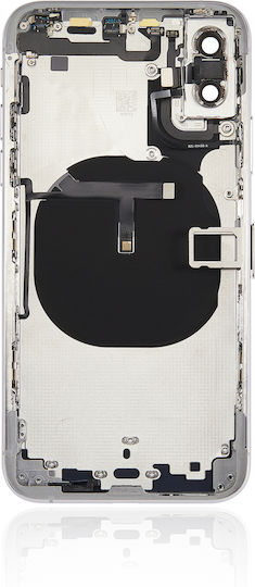 Back Housing Small Components Pre-installed Iphone Xs No Logo Aftermarket Plus Silver