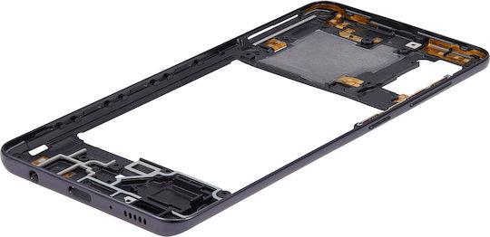 Mid-frame Housing Samsung Galaxy A41 A415 2020 Aftermarket Plus Prism Crush Black