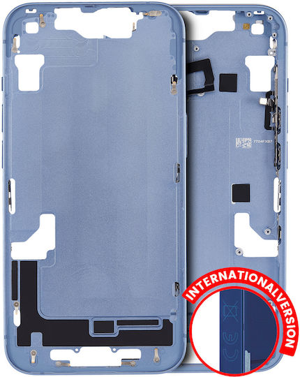 Mid-frame Housing W Small Parts Iphone 14 Eu Global Version Aftermarket Plus Blue