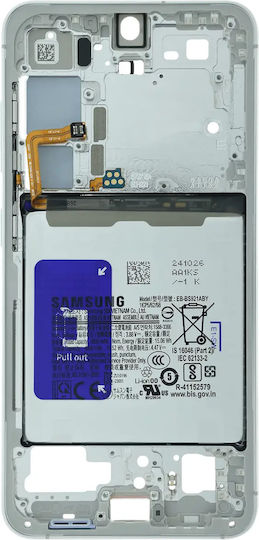 Carcasă Părți De Mijloc Pentru Telefoane Mobile Samsung Galaxy S24 5g Versiunea SUA Pachet Serviciu Gri Marmorat