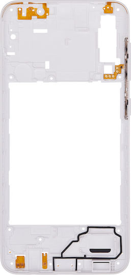 Mid-frame Housing Samsung Galaxy A30s A307 2019 Prism Crush White