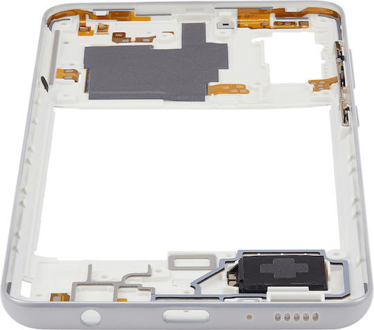 Mid-frame Housing Samsung Galaxy A41 A415 2020 Aftermarket Plus Prism Crush Silver