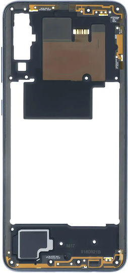 Mid-frame Housing Compatible Samsung Galaxy A70 A705 Service Pack Black