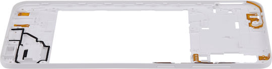 Mid-frame Housing Samsung Galaxy A30s A307 2019 Prism Crush White