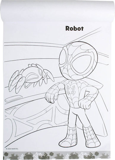 Europrice Notebook Colouring Book Disney Heroes 96 Pages 5 Types 3 3+ Years