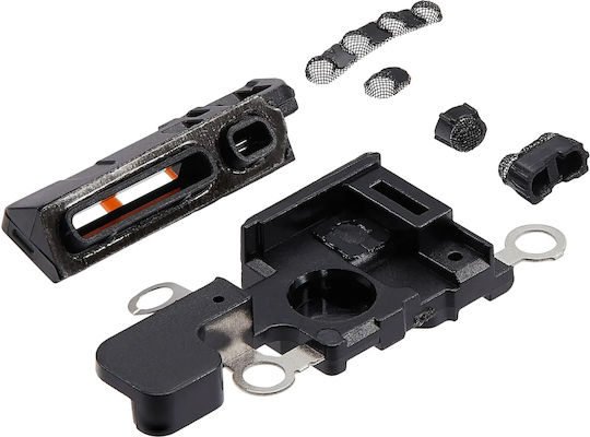 Lautsprecher Mikrofon Gitter iPhone 16 Schwarze 10er Pack