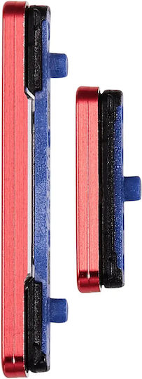 Hard Buttons Power Volume Samsung Galaxy S25 S25 Plus Premium Coral Red